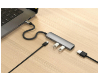 Satechi 4-in-1 USB-C Slim Multiport Adapter 4K USB-C, szary - 1358259 - zdjęcie 4